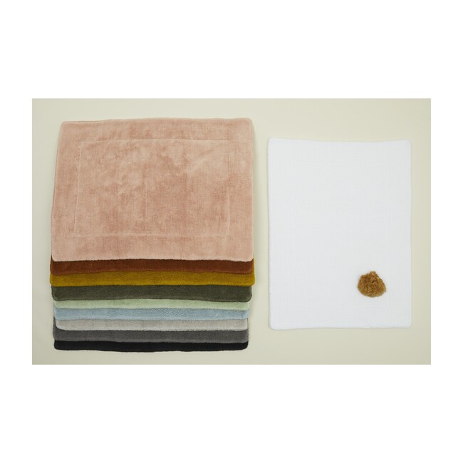 Simple Terry Bath Mat, Mustard