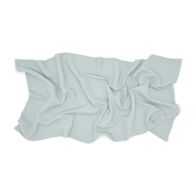 Simple Waffle Bath Towel, Sky