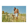 Kid's Bayberry Swim Trunk, Mist Seaweed - Swim Trunks - 3