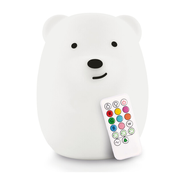 Bear Nightlight, White