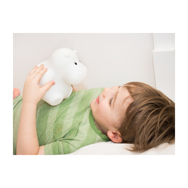 Hippo Nightlight, White