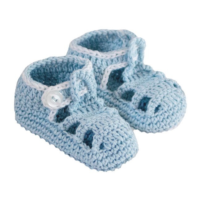 T-Strap Knitties, Blue