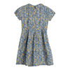 Emmalyn Short Sleeve Collared Dress, Blue Yellow Floral - Dresses - 2