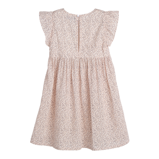 Lottie Dress, Light Pink Scattered Flower