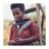 Benji Double Stripe Sherpa Hoodie, Brick - Sweatshirts - 2