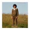 Luca Sherpa Hoodie, Army Green - Sweatshirts - 2