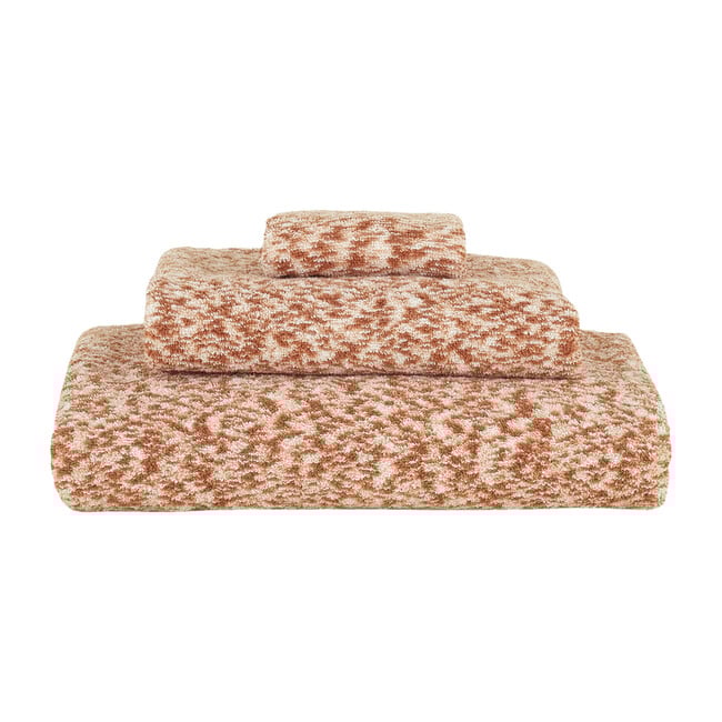 Space Dye Terry Hand Towel, Blush - Towels - 1