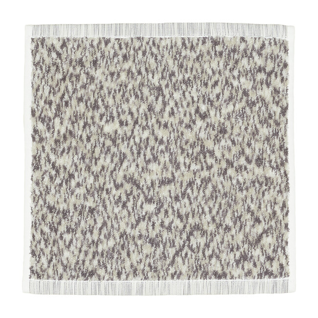 Space Dye Terry Washcloth, Light Grey