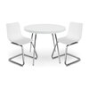 Modern Kids Round Table and Chairs, White - Kids Seating - 1 - thumbnail