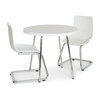 Modern Kids Round Table and Chairs, White - Kids Seating - 2