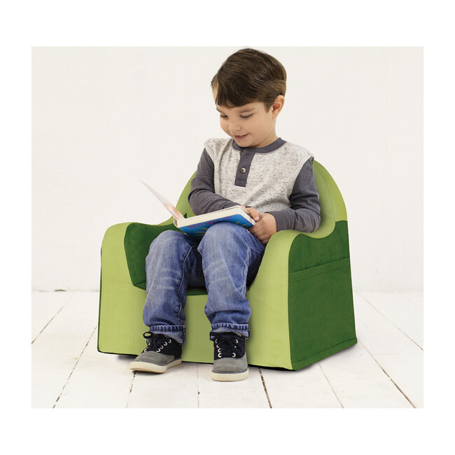 Little Reader Chair, Green - Kids Seating - 2