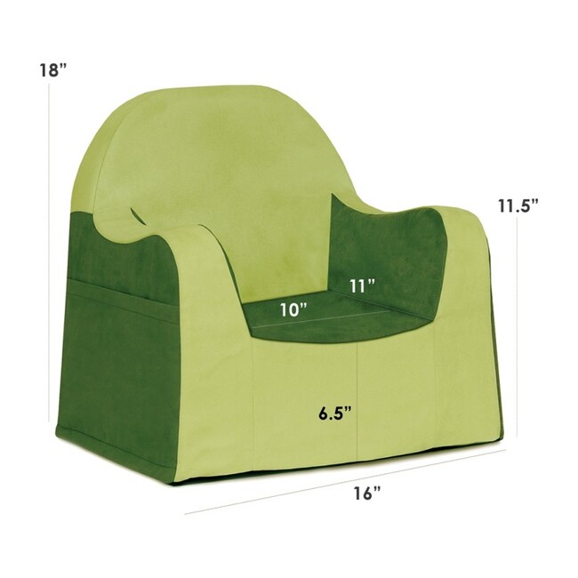 Little Reader Chair, Green - Kids Seating - 5