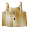 India Blouse, Poplin Ocher Gingham - Blouses - 5