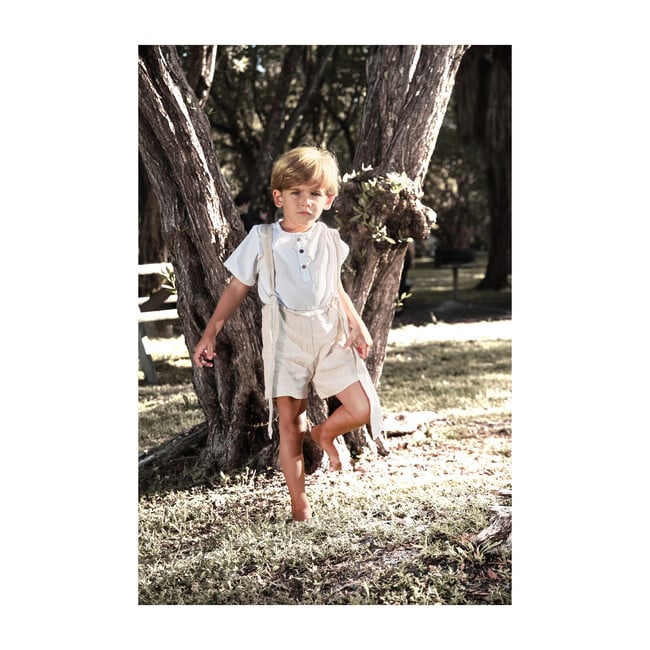 Diego Shorts, Linen Natural
