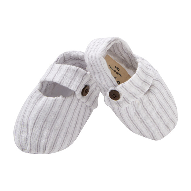 Pepo Shoes, Gauze Blue Stripes