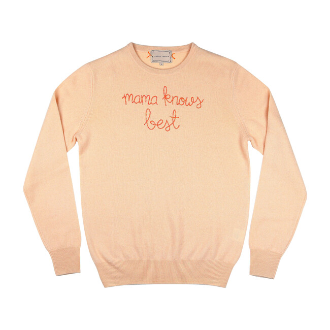 Women's Mama Knows Best Sweater, Peach
