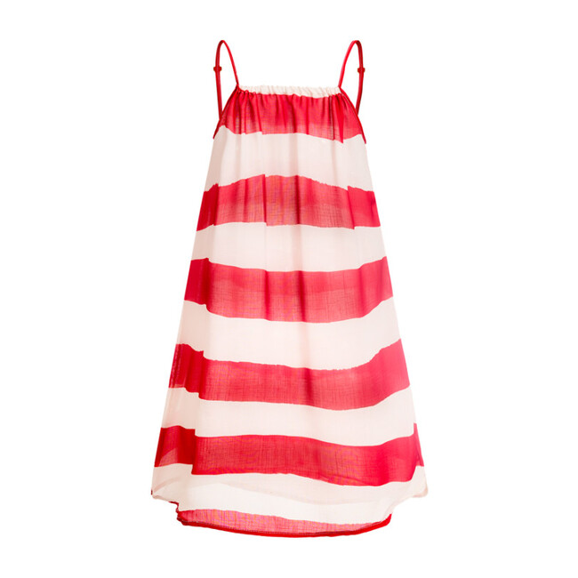 Oli Cover Up Dress, Red Capri