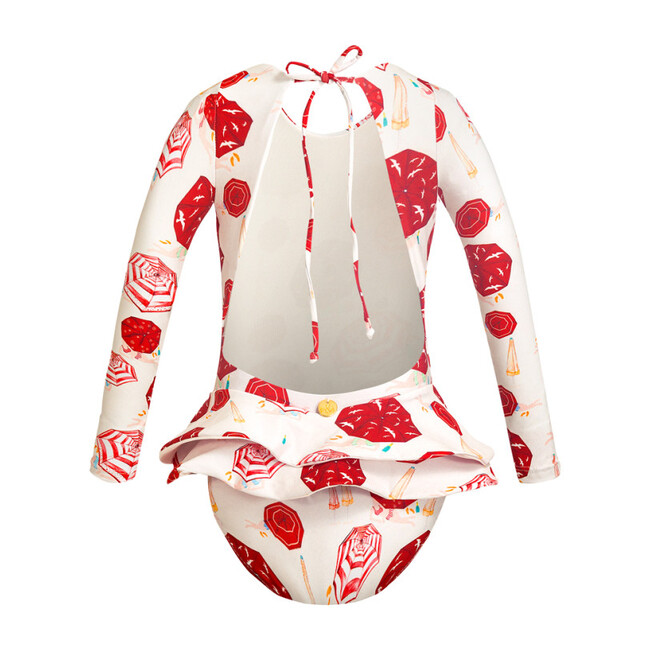 Pauli One Piece, Red Capri