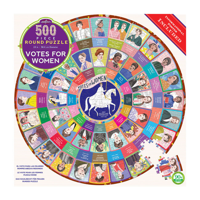 Votes for Women 500-Piece Puzzle - Puzzles - 1