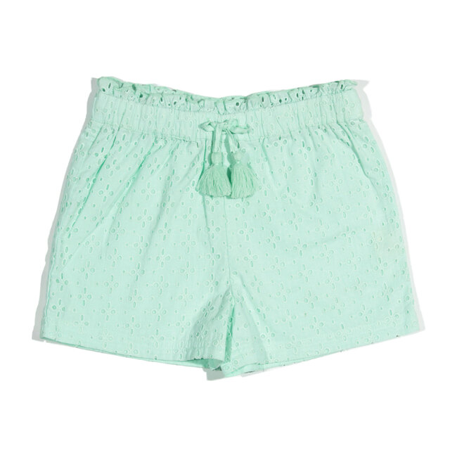 Nori Eyelet Short, Aqua