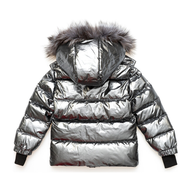 The Chipotle, Pewter with Light Grey Fur - Puffers & Down Jackets - 3