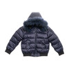 Tenessee Teardrop, Navy Fur & Wool Back - Puffers & Down Jackets - 3