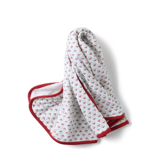 Block-Printed Terry Towel, Miami
