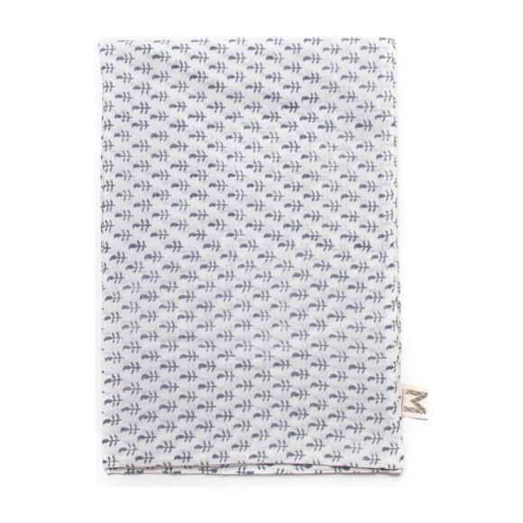 Set of 2 Block-Printed Pillowcases, Fort