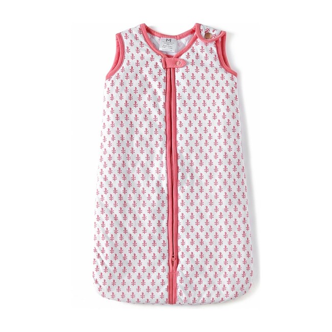 Block-Printed Lightweight Sleep Bag, Pink City