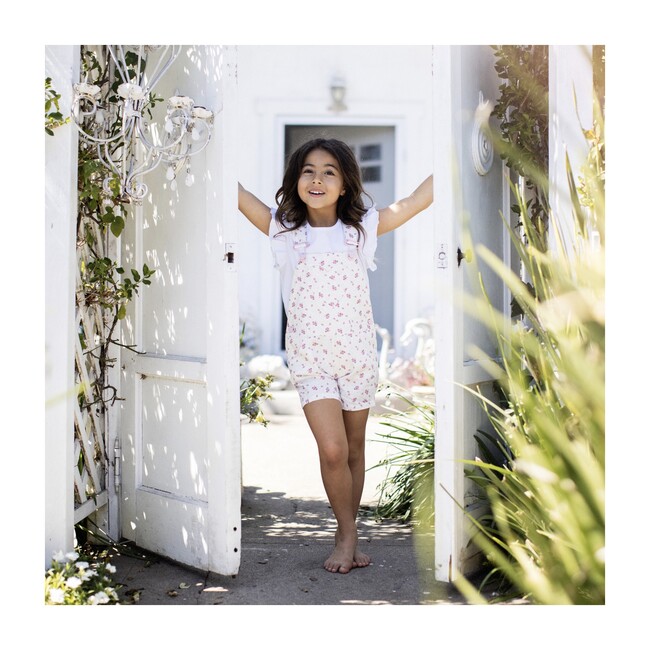 x Nicky Hilton Ditsy Short Overalls, Floral