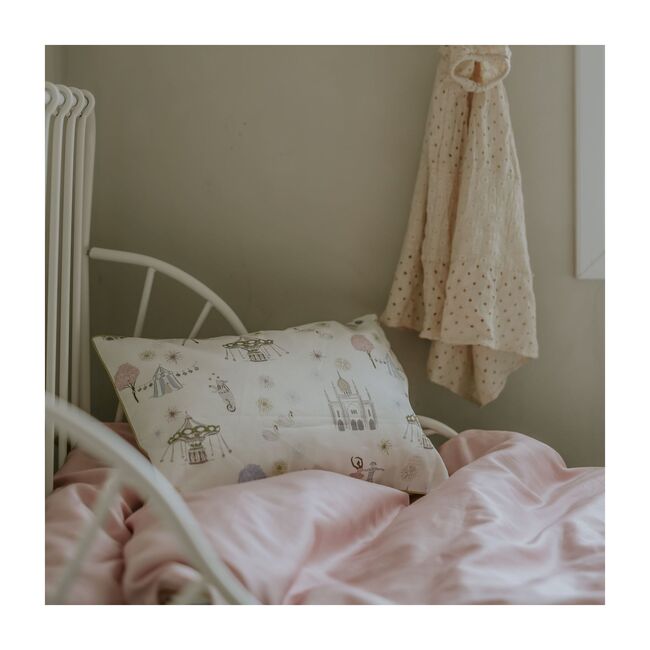 Adventures in Wonderland Toddler Pillow, Rose Multi