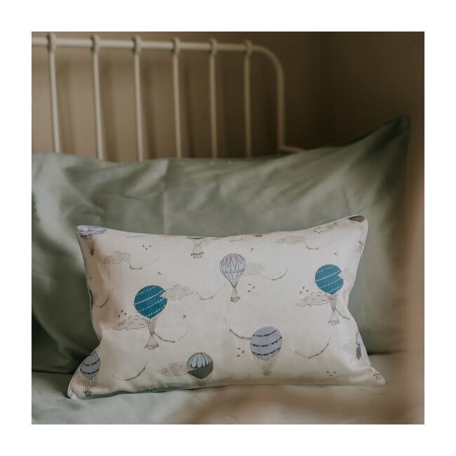 Touch The Sky Toddler Pillow, Blue