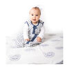Block-Printed Cotton Fitted Crib Sheet, Fort - Crib Sheets - 3