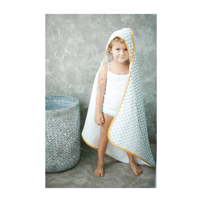 Block-Printed Terry Towel, Erawan