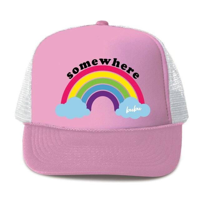 Somewhere Over The Rainbow Hat, Light Pink