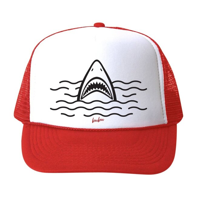 Shark Hat, Red