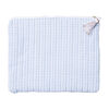 Linen Pouch, Pale Blue Gingham - Bags - 1 - thumbnail