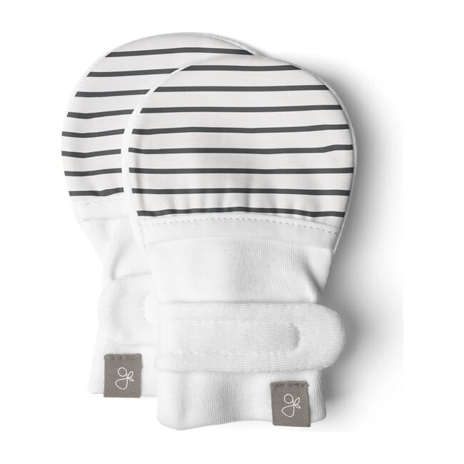 Baby Mitts, Stripe Gray