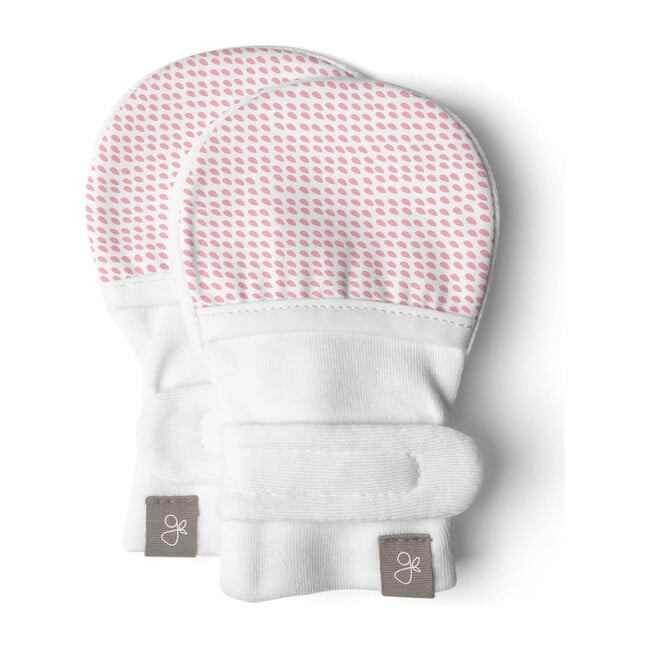 Baby Mitts, Drops Pink