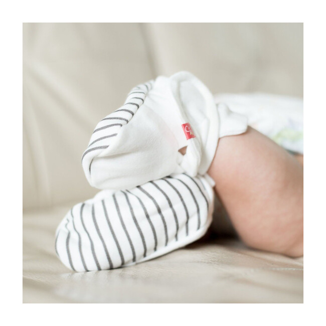 Baby Boots, Stripe Gray