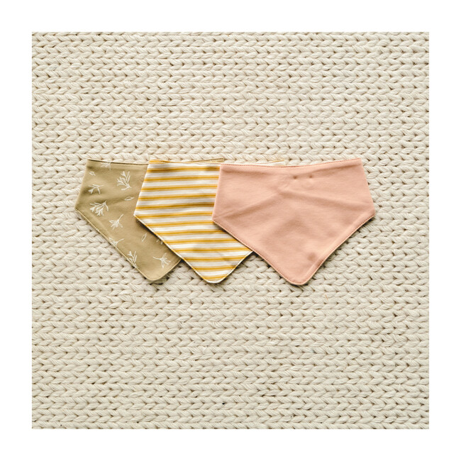 3pk Bandana Bib, Meadow