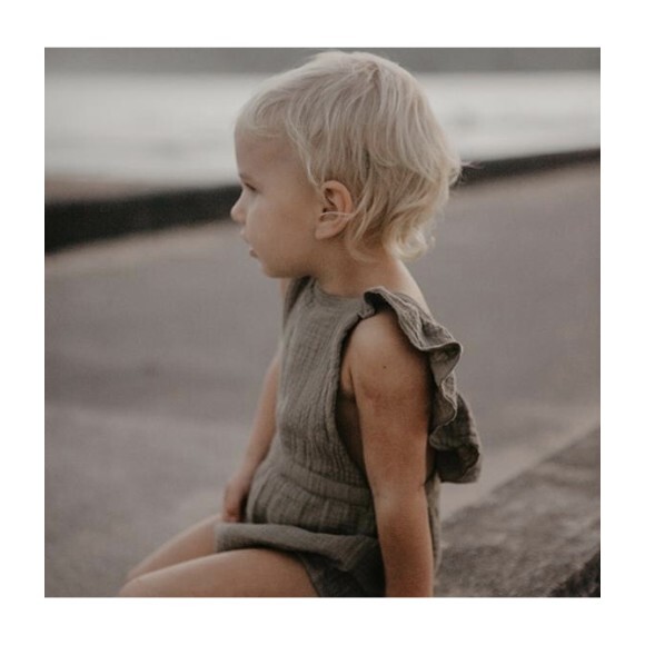 The Ruffle Romper, Sage