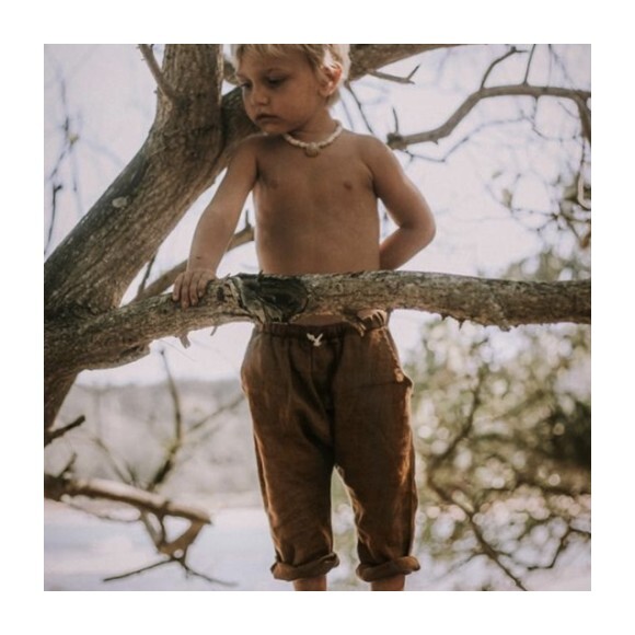 The Linen Trouser, Rust