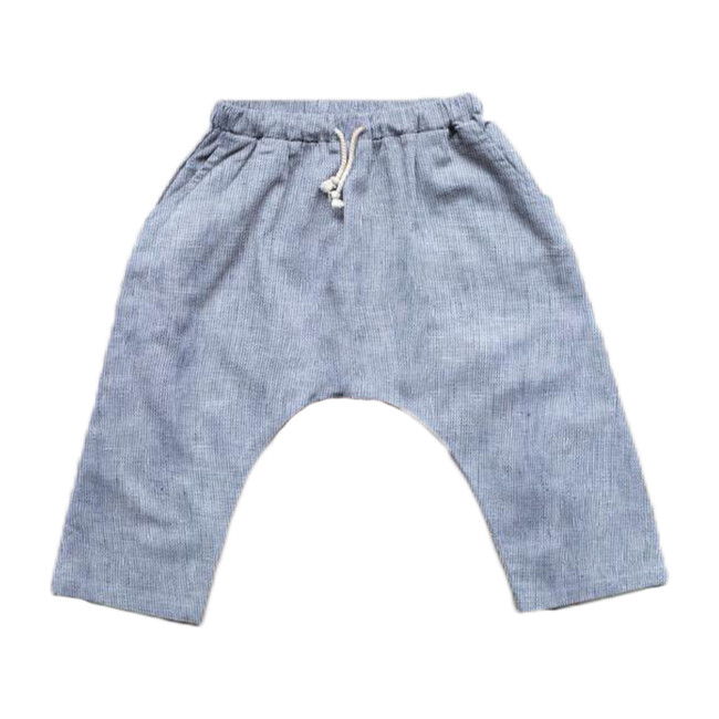 The Linen Trouser, French Stripe