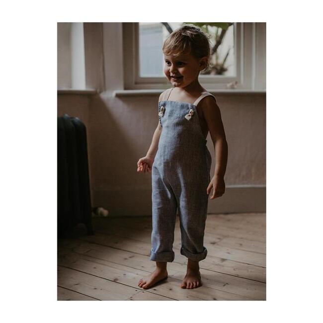 The Linen Overall, French Stripe