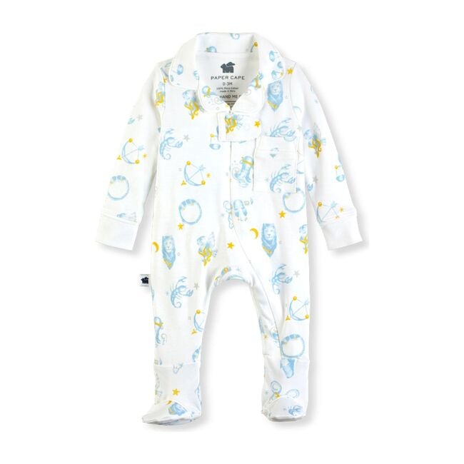 Classic Footless Pajama Onesie, Celestial Print