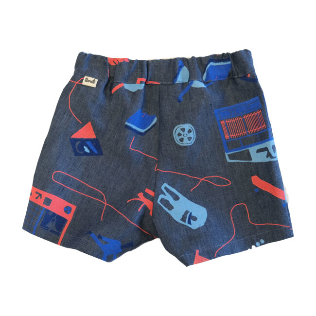 Easy Shorts, City Print Blue