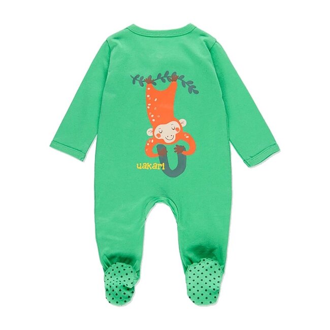 Animals Graphic Bodysuit, Green