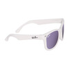 Polarized Sunglasses, White with Purple - Sunglasses - 2