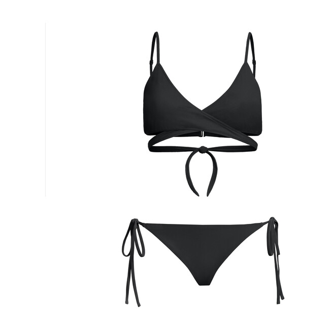 Women's James Bikini Bottom, Black - Two Pieces - 1